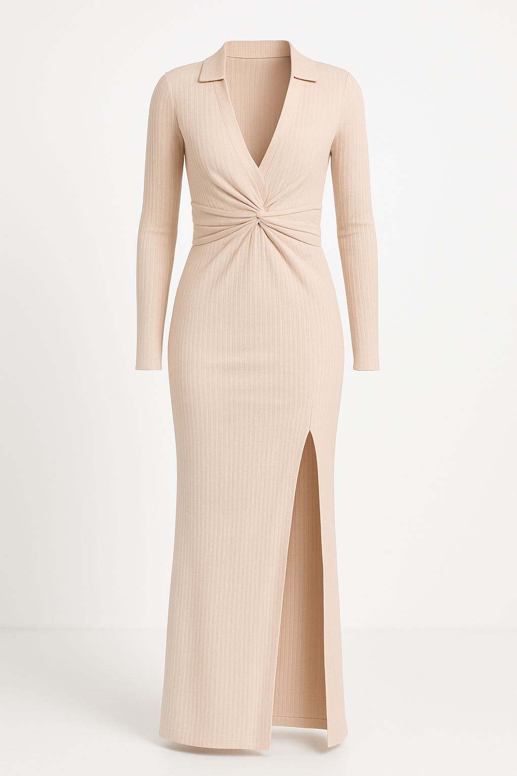 پیراهن زنانه ماکسی کبریتی مجلسی اورجینال